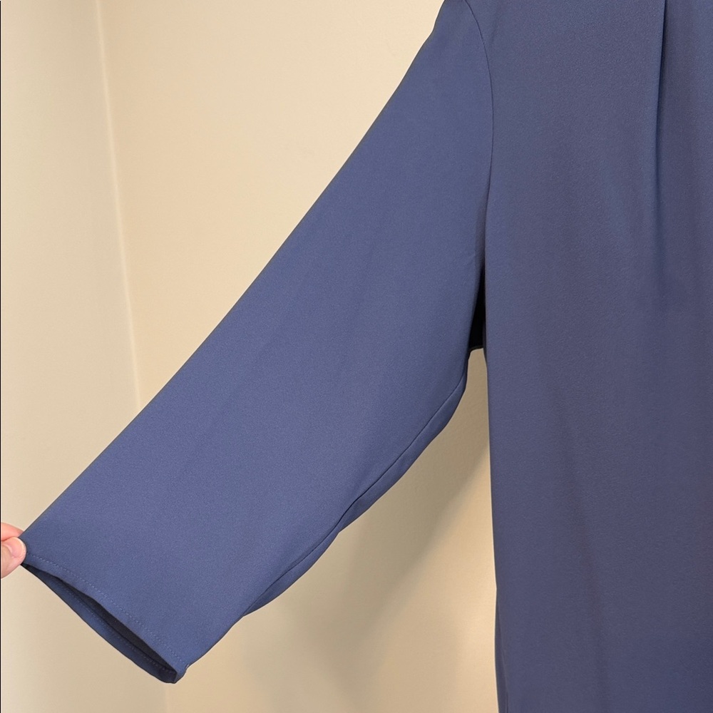 Ann Taylor Elegant Blue Blouse - Picture 4 of 7